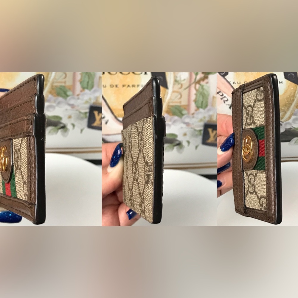 GUCCI Ophidia GG Supreme Card Holder ❤️ - Picture 12 of 17